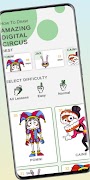 Poster How to draw amazing circus