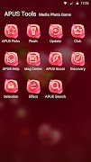 Red rose love-APUS launcher free theme screenshot 5