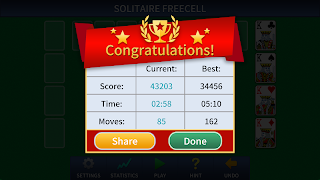 FreeCell Solitaire Classic syot layar 6