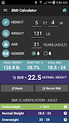 BMI Calculator تصوير الشاشة 4