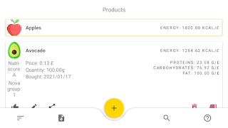 NutrieVal captura de pantalla 1