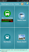 Washington DC Bus Tracker Affiche