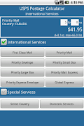 Postage Calculator USPS syot layar 2
