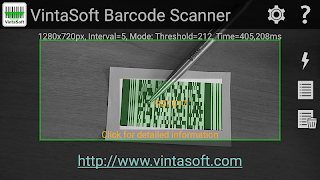 VintaSoft Barcode Scanner screenshot 1