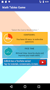 Math Tables Game পোস্টার
