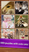 برنامه‌نما Easy cat puzzle عکس از صفحه