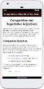 Comparative & Superlative Adj screenshot 1