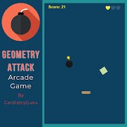 Geometry Attack - Arcade Game captura de pantalla 3