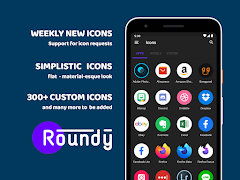 Roundy Icon pack - round pixel captura de pantalla 5