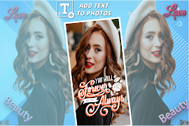 Text on Photo Editor penulis hantaran