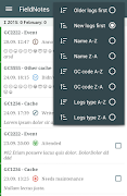 Locus Addon FieldNotes screenshot 2