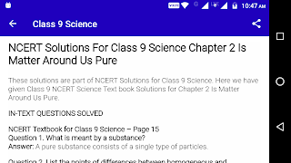 9th Science NCERT Solution اسکرین شاٹ 3
