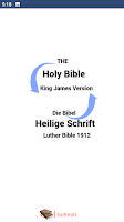 Poster English kjv - the German Bible
