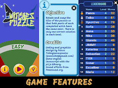 برنامه‌نما Witches Puzzle عکس از صفحه