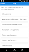 BCU Placement Support Screenshot 1