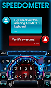 Speedometer Keyboard Wallpaper captura de pantalla 2