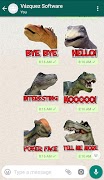 برنامه‌نما WASticker Dinosaurs عکس از صفحه
