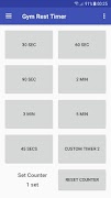 Gym Rest Timer اسکرین شاٹ 2