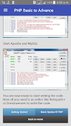 برنامه‌نما PHP Basic to Advance عکس از صفحه
