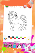 UNICORN COLORING PAGES screenshot 2