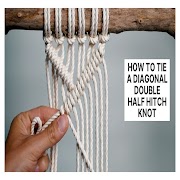 Step by step macrame tutorial screenshot 2