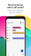 برنامه‌نما Timetastic عکس از صفحه