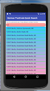 German Post Code Quick Search 截图 3