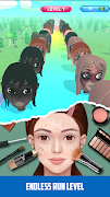 برنامه‌نما MakeUp and MakeOver Runner 3D عکس از صفحه