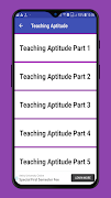 Teaching Aptitude 스크린샷 5
