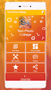 Text Photo Collage plakat
