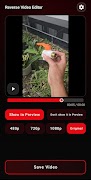 Reverse Video Editor screenshot 1