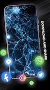 Cracked screen اسکرین شاٹ 3