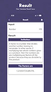 Factor Calculator screenshot 2