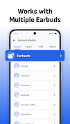 Earbuds App for Android स्क्रीनशॉट 1