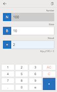 Logarithm Calculator اسکرین شاٹ 4