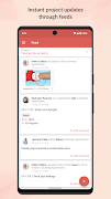 برنامه‌نما Zoho Projects عکس از صفحه