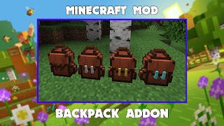 BackPack Mod for Minecraft PE syot layar 5