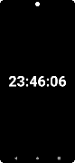 برنامه‌نما Fullscreen Clock عکس از صفحه