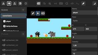 برنامه‌نما Keolot Phaser Editor 2D عکس از صفحه