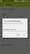 Five Card Dialer تصوير الشاشة 4