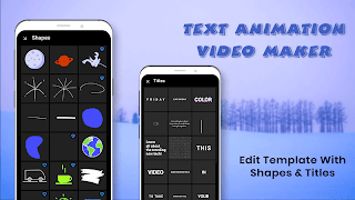 برنامه‌نما Text Animation maker عکس از صفحه