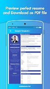 Professional Resume Builder - Job CV Maker スクリーンショット 7