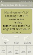 Strings XML filter tool স্ক্রিনশট 1