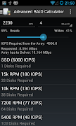 Advanced RAID Calculator syot layar 3