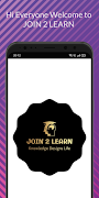 JOIN 2 LEARN Affiche