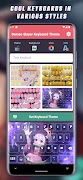 2 Schermata Demon Slayer Keyboard Theme