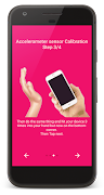 برنامه‌نما Accelerometer sensor Calibrato عکس از صفحه