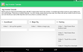 App Inventor 2 Tutorials imagem de tela 2