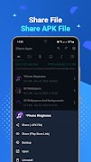 Partager applis et fichiers capture d'écran 4
