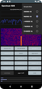 برنامه‌نما Spectrum SDR (RTL-SDR) عکس از صفحه
